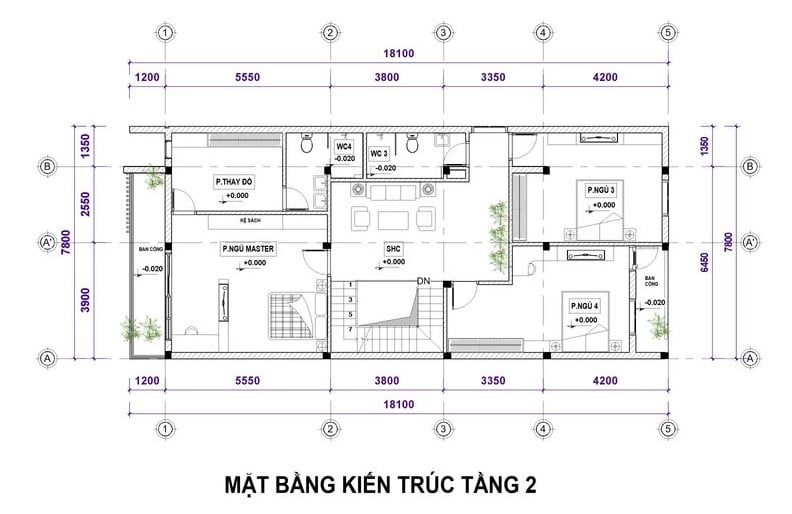 products 2020 12 29 1609244719 01 Sheet KT 04 MAT BANG KIEN TRUC TANG 2